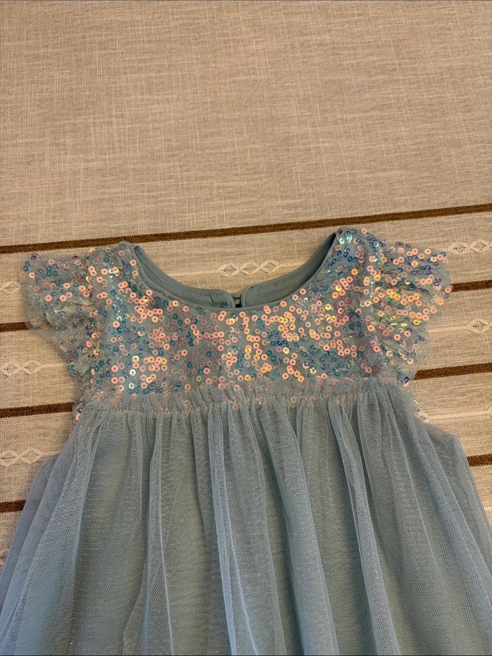 Zunie Girls' Sequin Tulle Party Dress